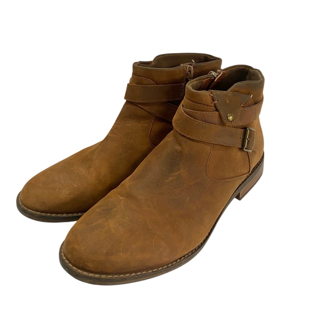 Clarks Brown Leather Camzin Dime Ankle Boot 9.5 M